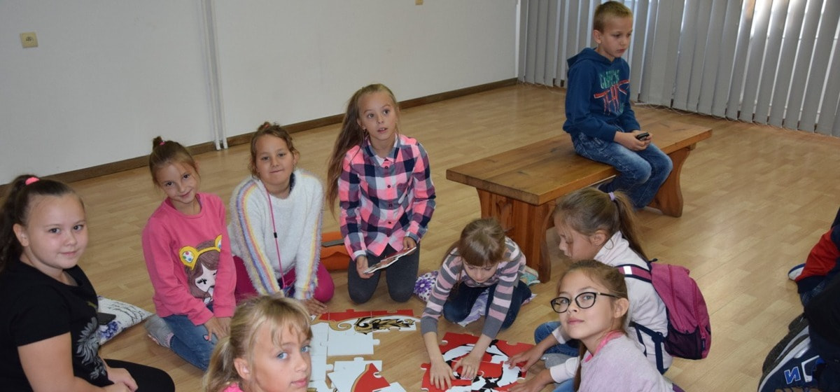 Zdjęcie do Odwiedziny klas trzecich ze Szkoły Podstawowej w Połajewie