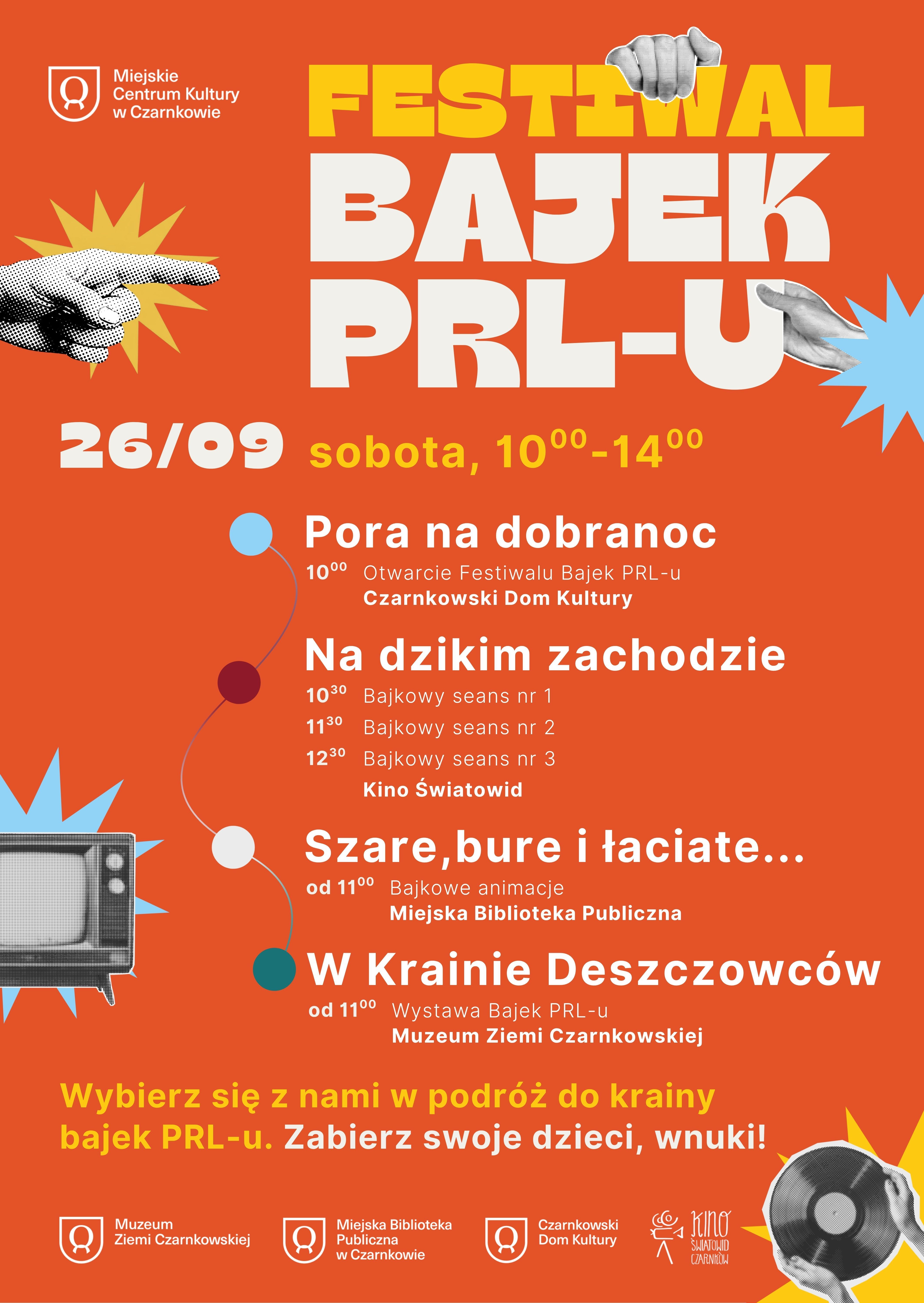 Wydarzenia w&nbsp;ramach festiwalu bajek