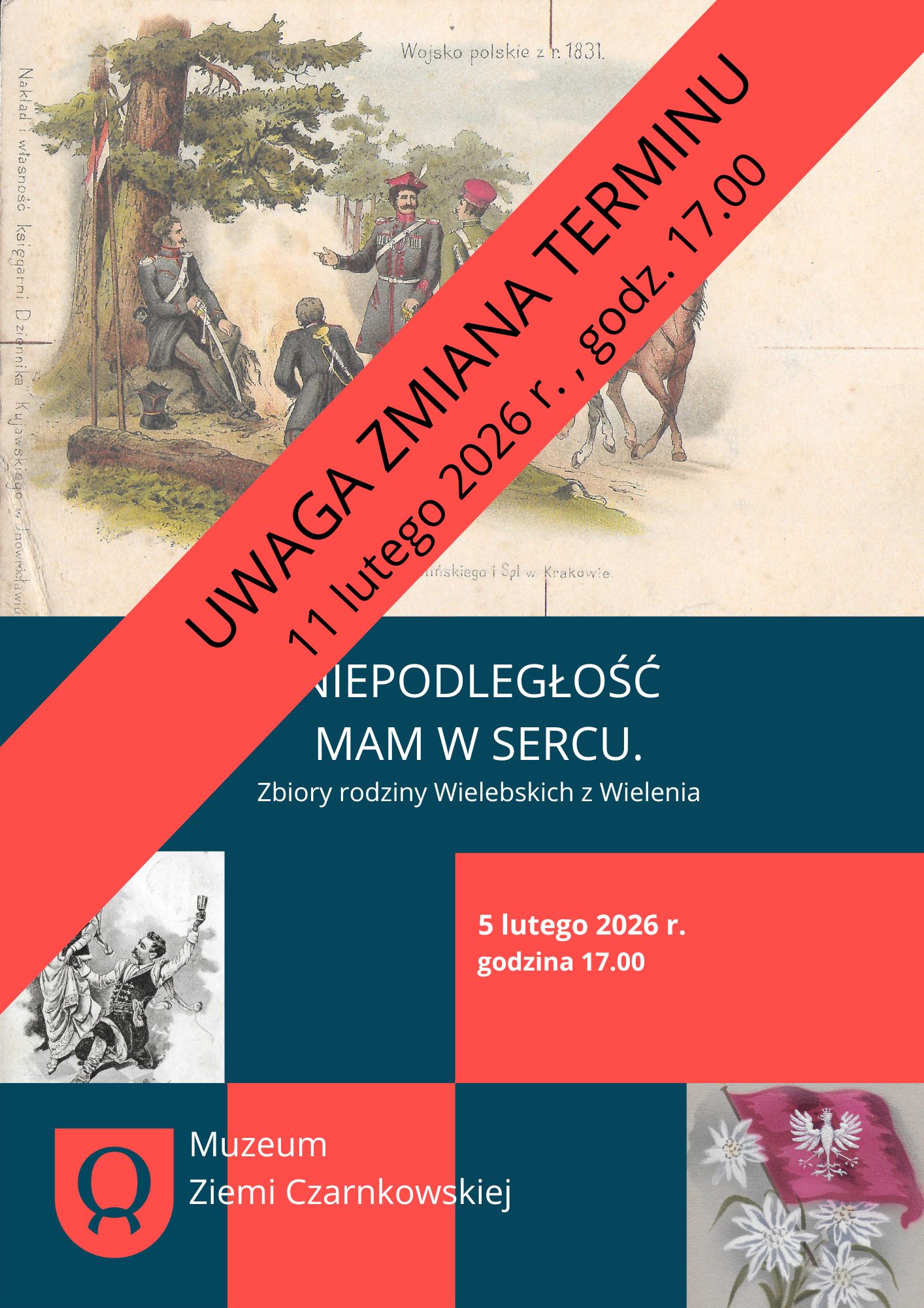 Wernisaż wystawy przeniesiony termin