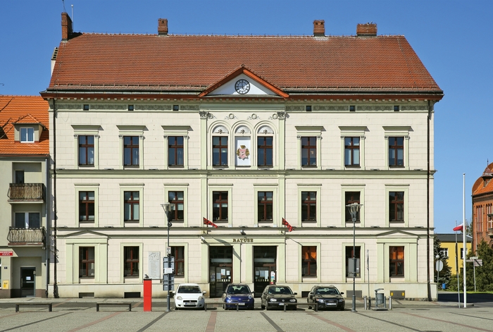 Ratusz w Czarnkowie z połowy XIX wieku